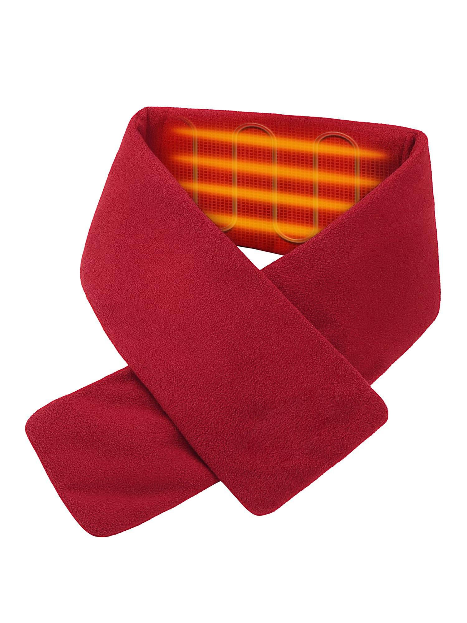 Heated Scarf for Women & Men, Rechargeable Neck Heating Wrap with 3 Heat