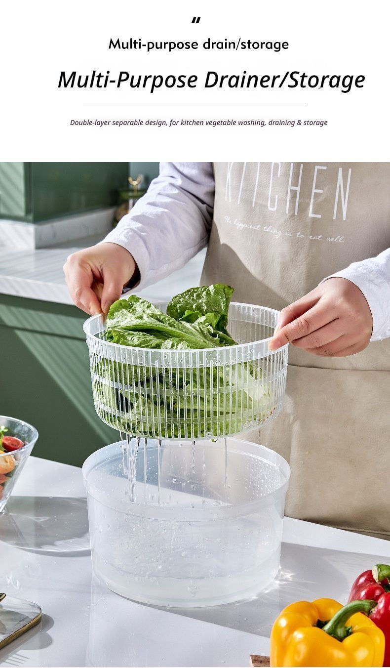 Thumbnail: Vegetable washing basket-Green Basic Model – alternate product view 10