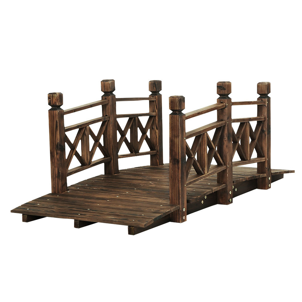 Gardeon Garden Decor Outdoor Ornament Wooden Bridge 150cm - product image