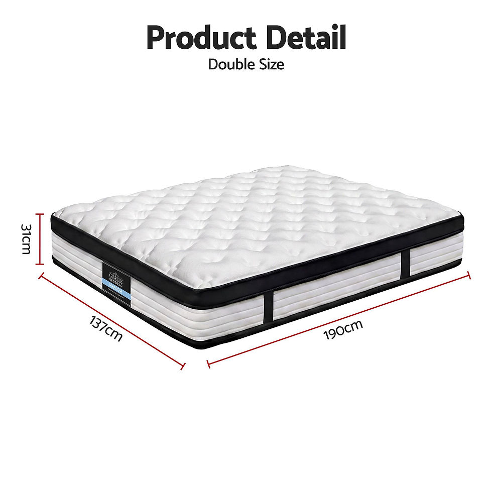 Thumbnail: Giselle Bedding 31cm Mattress Euro Top Double – alternate product view 11