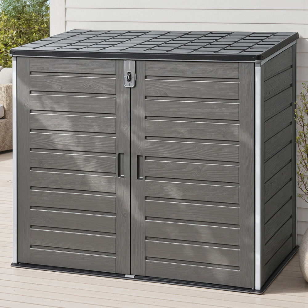 Gardeon Outdoor Storage Box 1170L Container Lockable Cabinet Tool Organizer Shed