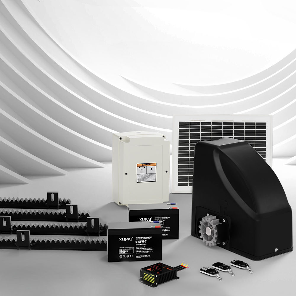 LockMaster Automatic Sliding Gate Opener Kit 10W Solar 4M 600KG - product image