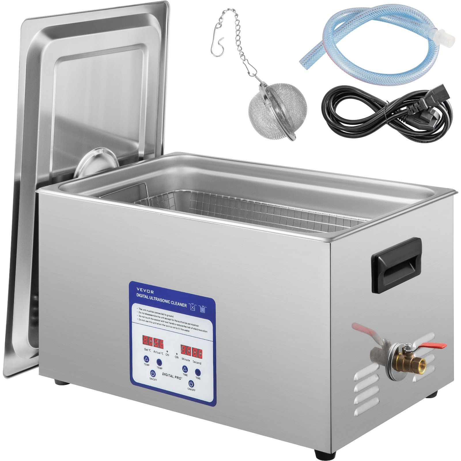 Digital Ultrasonic Cleaner 30L Ultrasonic Cleaning Machine 40kHz Sonic Cleaner M