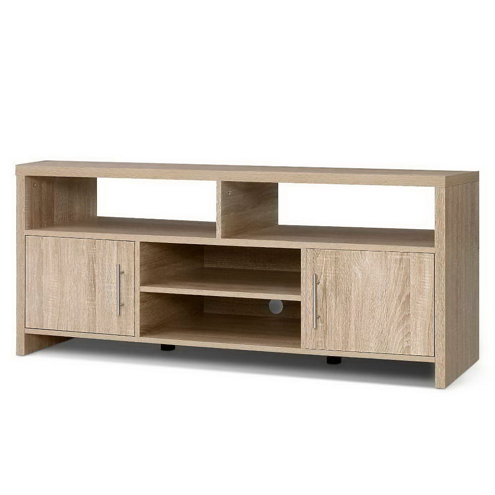 Thumbnail: Artiss TV Cabinet Entertainment Unit 140cm Oak Ken – alternate product view 3