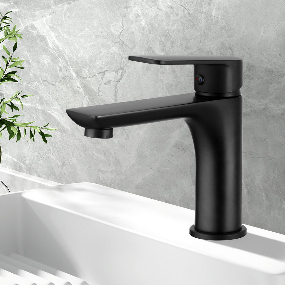Cefito Bathroom Basin Mixer Tap Brass Faucet Vanity Laundry Sink Black