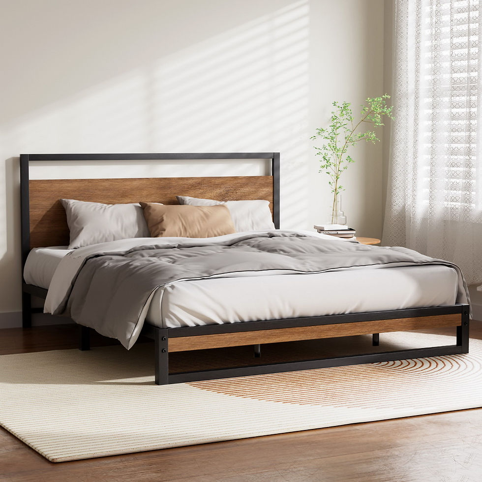Artiss Bed Frame King Size Metal Bed Frame DANE