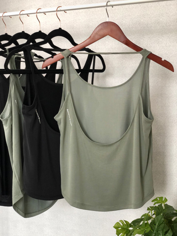Lightweight Cover Tank Top – Olive | Women's Workout Tank | Aesthetics Dynasty