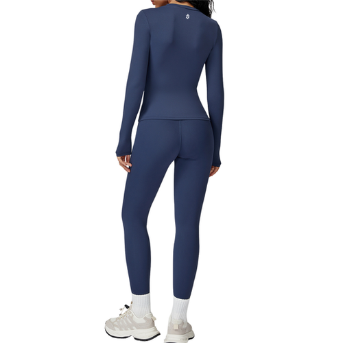 Aesthetics TrainFlex Long Sleeve – Bleu Ardoise | Women's Luxe