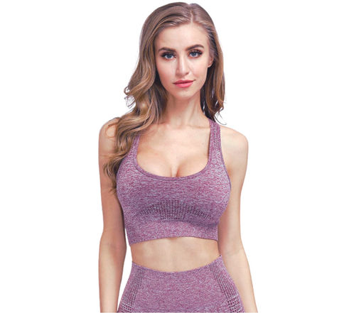 Fléchir Seamless Performance Bra – Burgundy | Women's Sports Bra | Aesthetics Dynasty