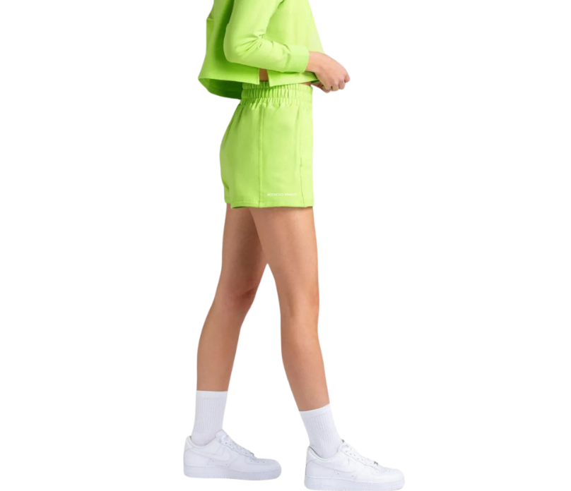 Aesthetics Athleisure Luxe High Waist Short - Lime