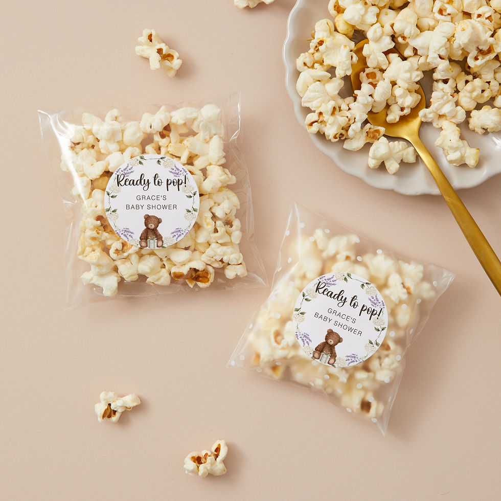 Thumbnail: Fill Your Own, Ready to Pop Teddy Bear Baby Shower Favours