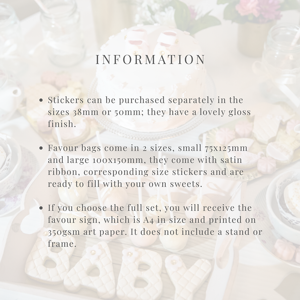 Thumbnail: Fill Your Own Gold Foil Classic Teddy Baby Shower Favours