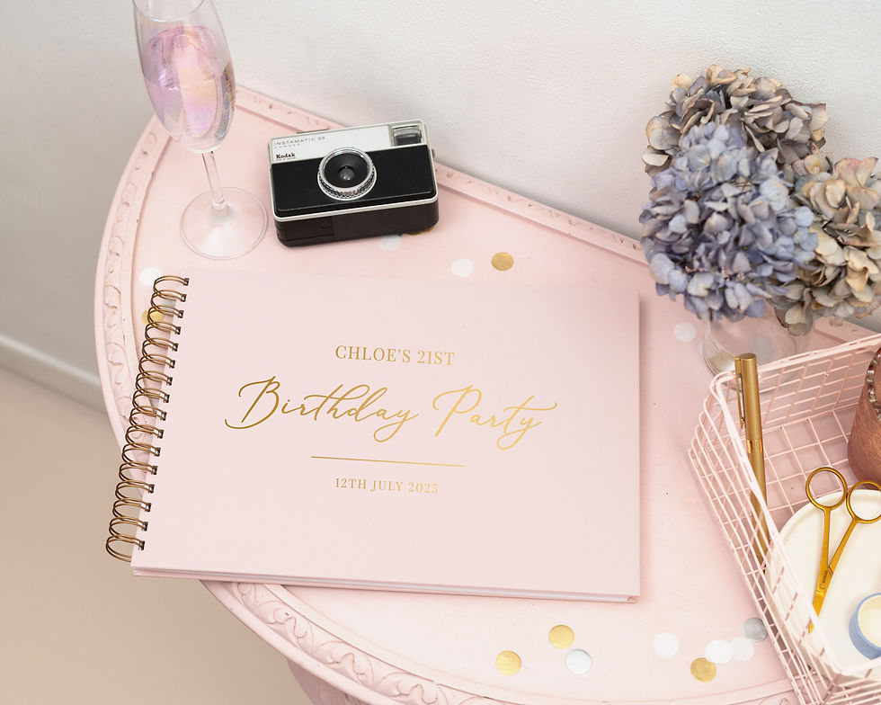 Thumbnail: Foil Birthday Memory Book