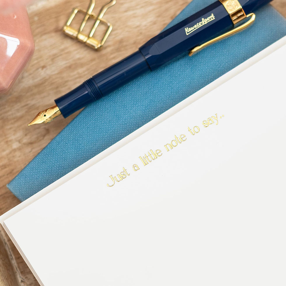 Just a little note to say.. Notecards & Envelopes