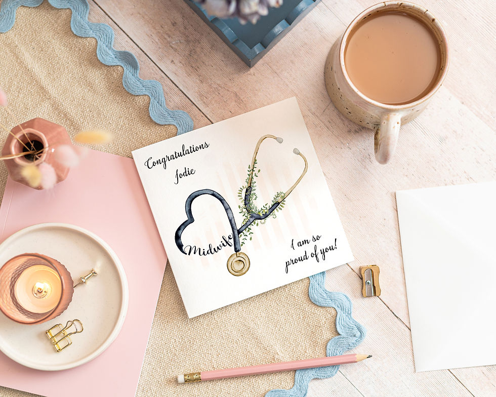 Thumbnail: Congratulations Midwife Card