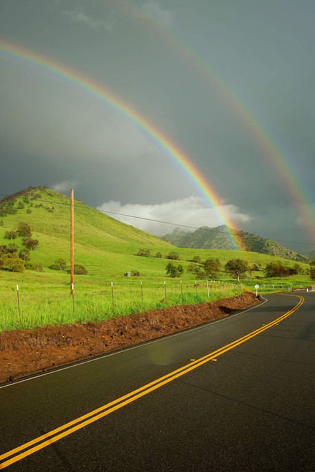 Double arc-en-ciel route 245