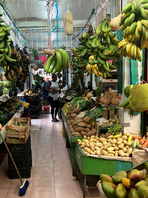 Etale de marché à Cancun