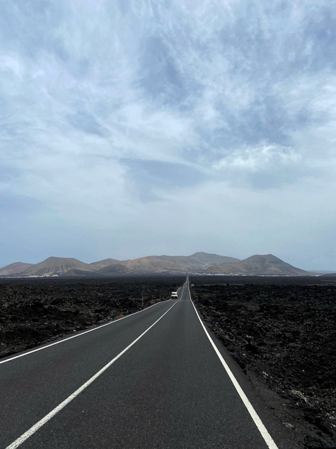 traverser en voiture le parc de Timanfaya