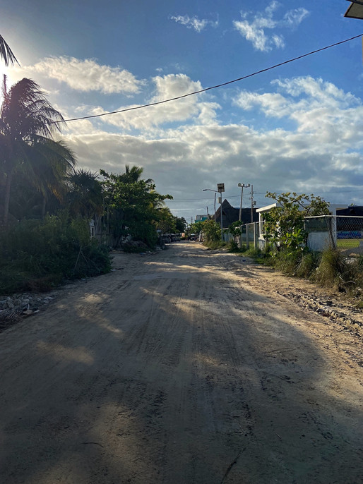 Ruelle à Holbox