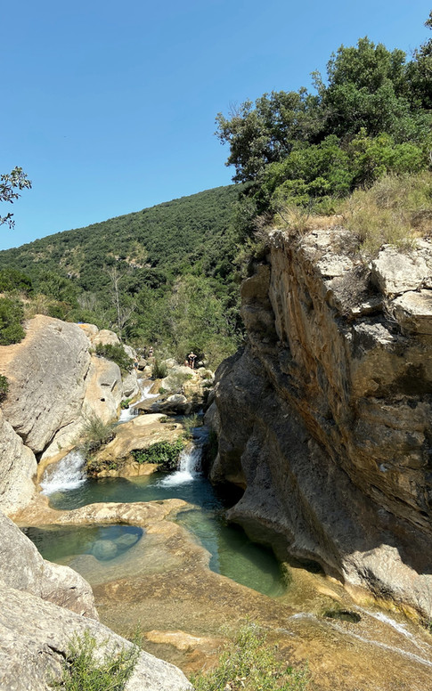 Le haut des gorges du Verdouble
