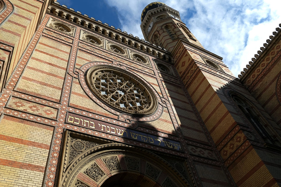 Visiter la grande Synagogue de Budapest - Extérieur