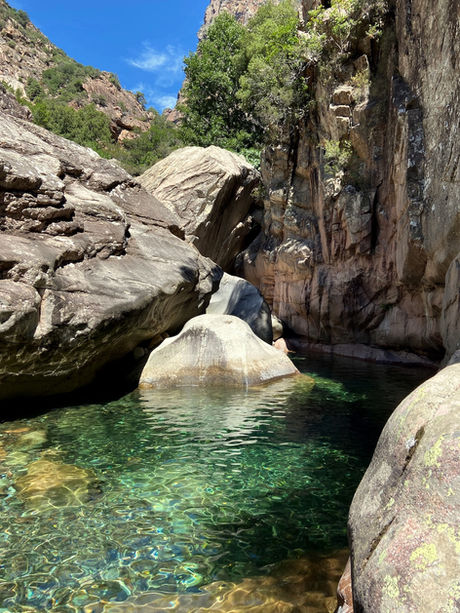 Ruisseau et rivière de corse du sud