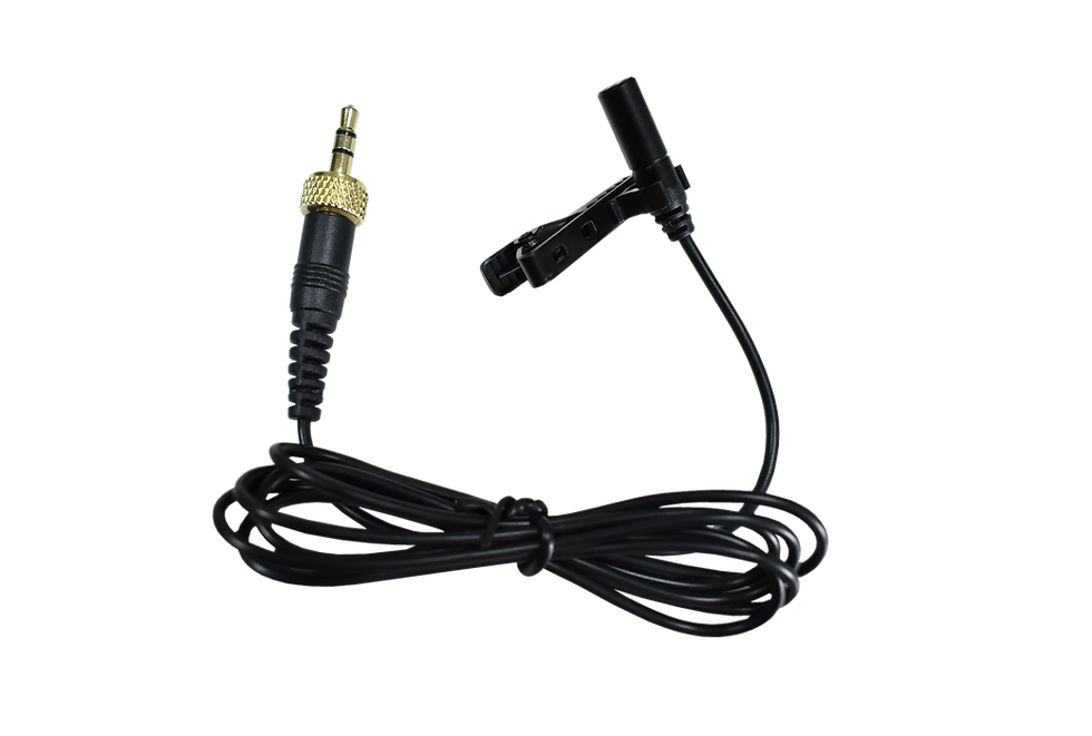 Thumbnail: W-LM2 Clip-on Omnidirectional Lavalier Mic w/ Locking 3.5mm TRS connector(Black)