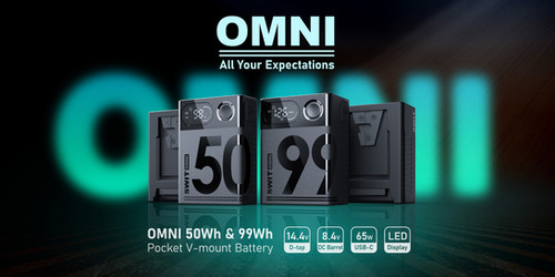 OMNI-99S 99Wh USB-C Pocket V-mount Battery | swit