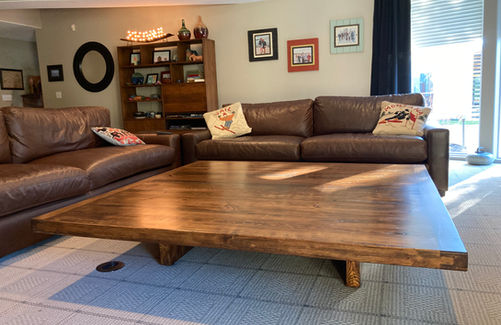 Custom made coffee table