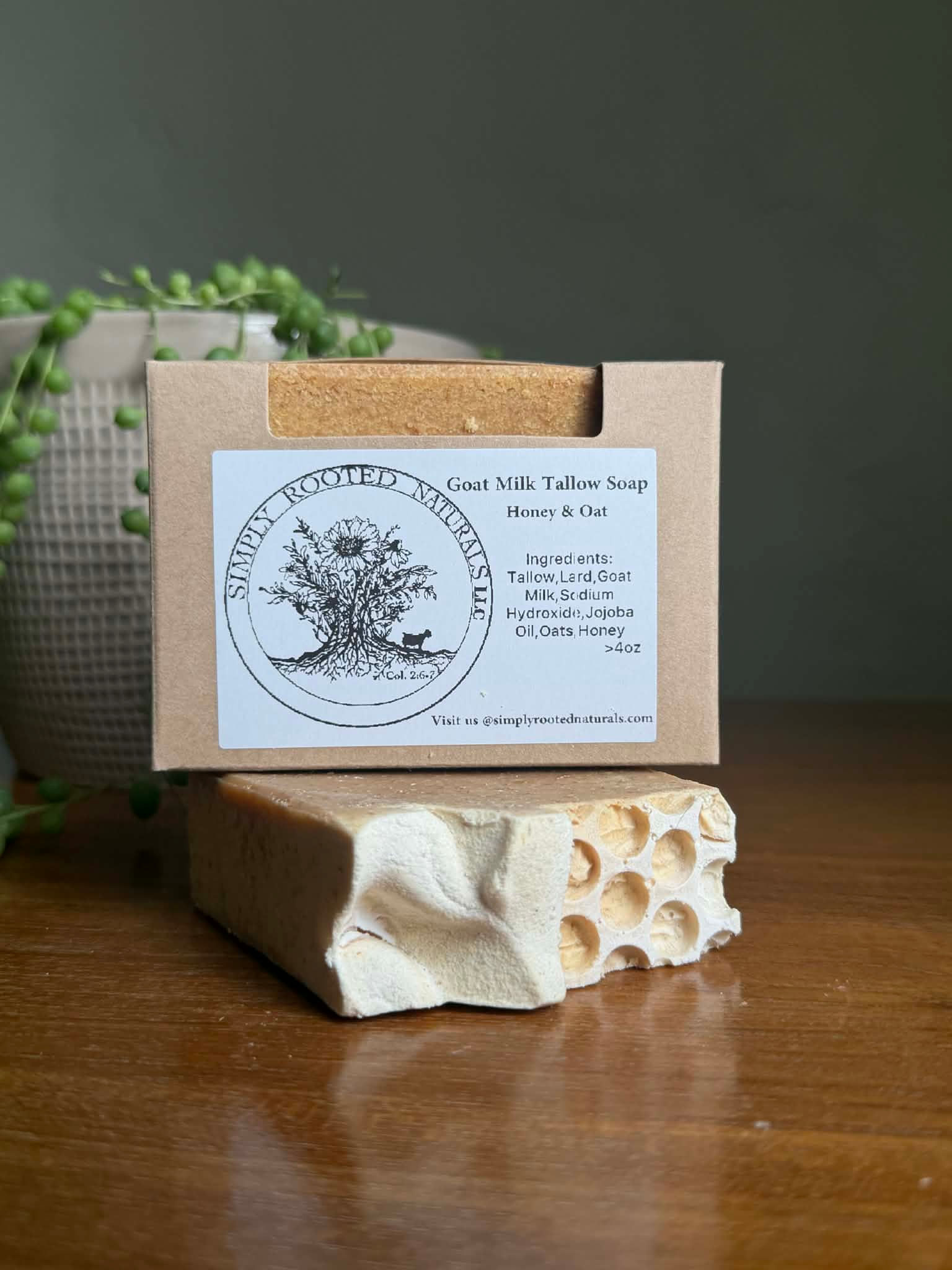 Honey&Oat Goat Milk Tallow Soap