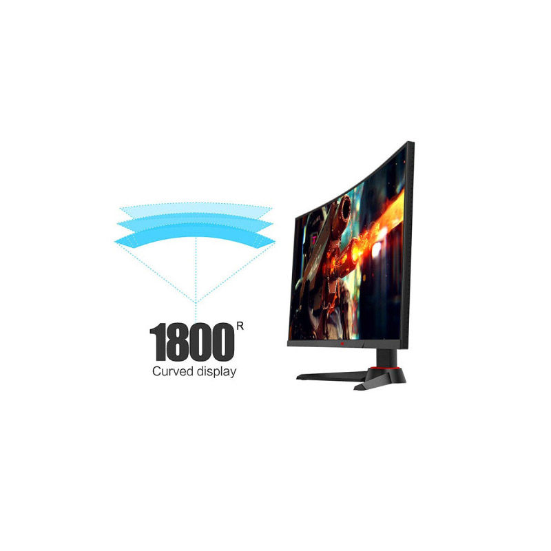Küçük resim: Led Gaming Monitor 27inch Curved Screen 144Hz Gaming Computer Monitor