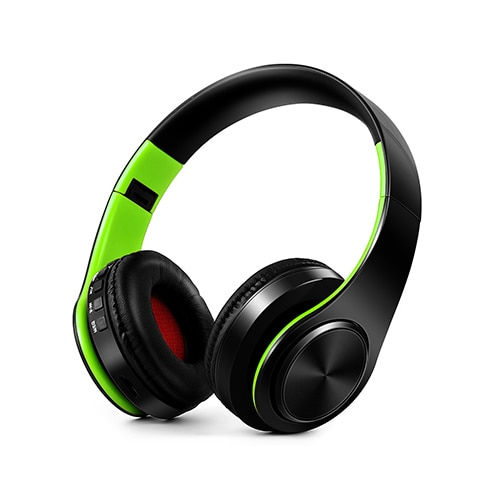 Thumbnail: HIFI Stereo Earphones Bluetooth Headphone Music Headset FM and Support SD