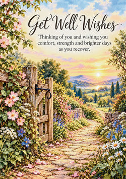 Get Well Wishes - Garden Gate