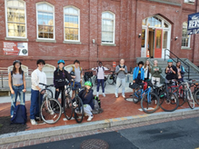 Bike Club Hosts Inaugural Bike to School Day