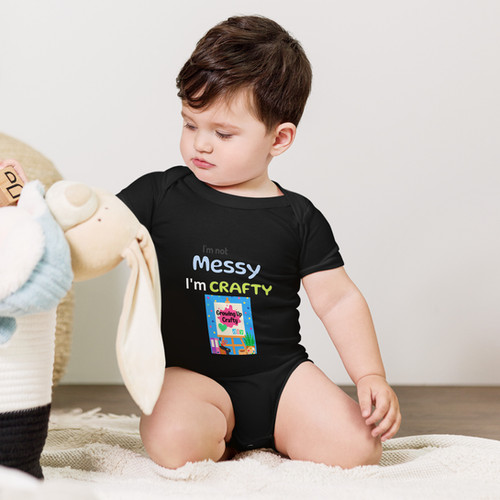 Baby short sleeve one piece | Growing Up Craft LLC