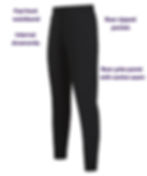 Dog Grooming trousers for men in a four-way strecth fabric.