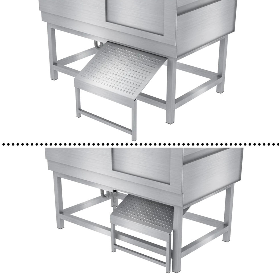 Thumbnail: Walk-In Stainless Steel Dog Bath