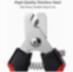 Stainless steel cutter on nail clipper