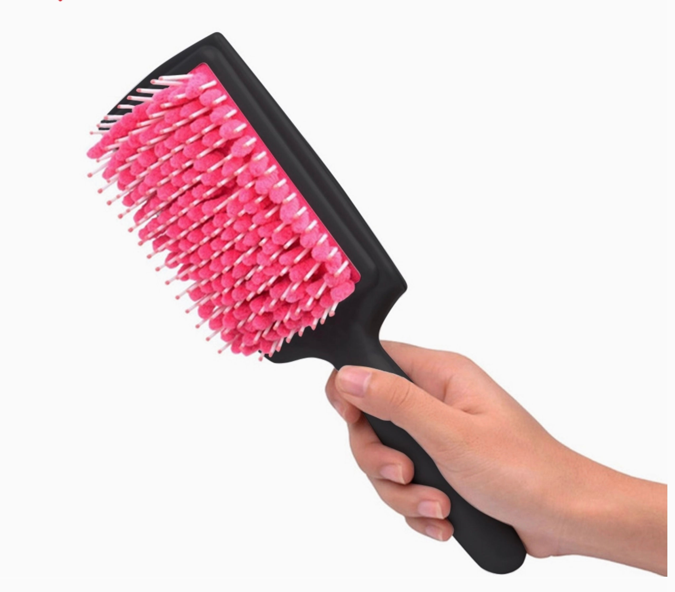microfibre brush in a hand