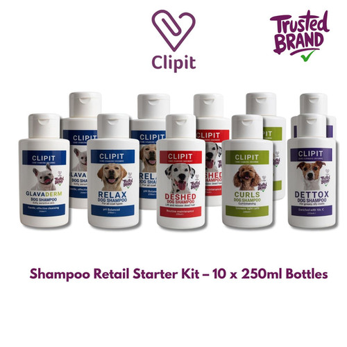 Clipit Clipit Shampoo Retail Starter Kit | Clipit Grooming RTSK