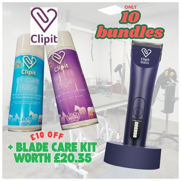 The Clipit Quattro Bindle deal with FREE Blade Care products.