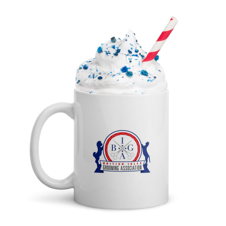 mug with cream and straw
