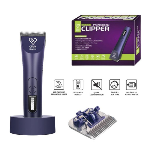 Clipit Quattro Cordless Dog Clippers Clipit Grooming