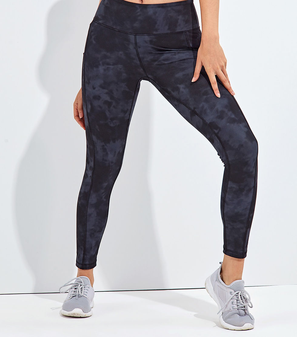 front view of leggings