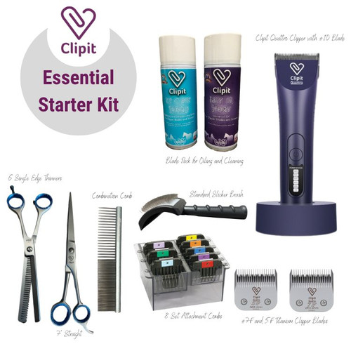 Clipit Essential Dog Grooming Starter Kit Clipit Grooming