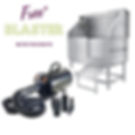 Dog bath and blaster/dryer