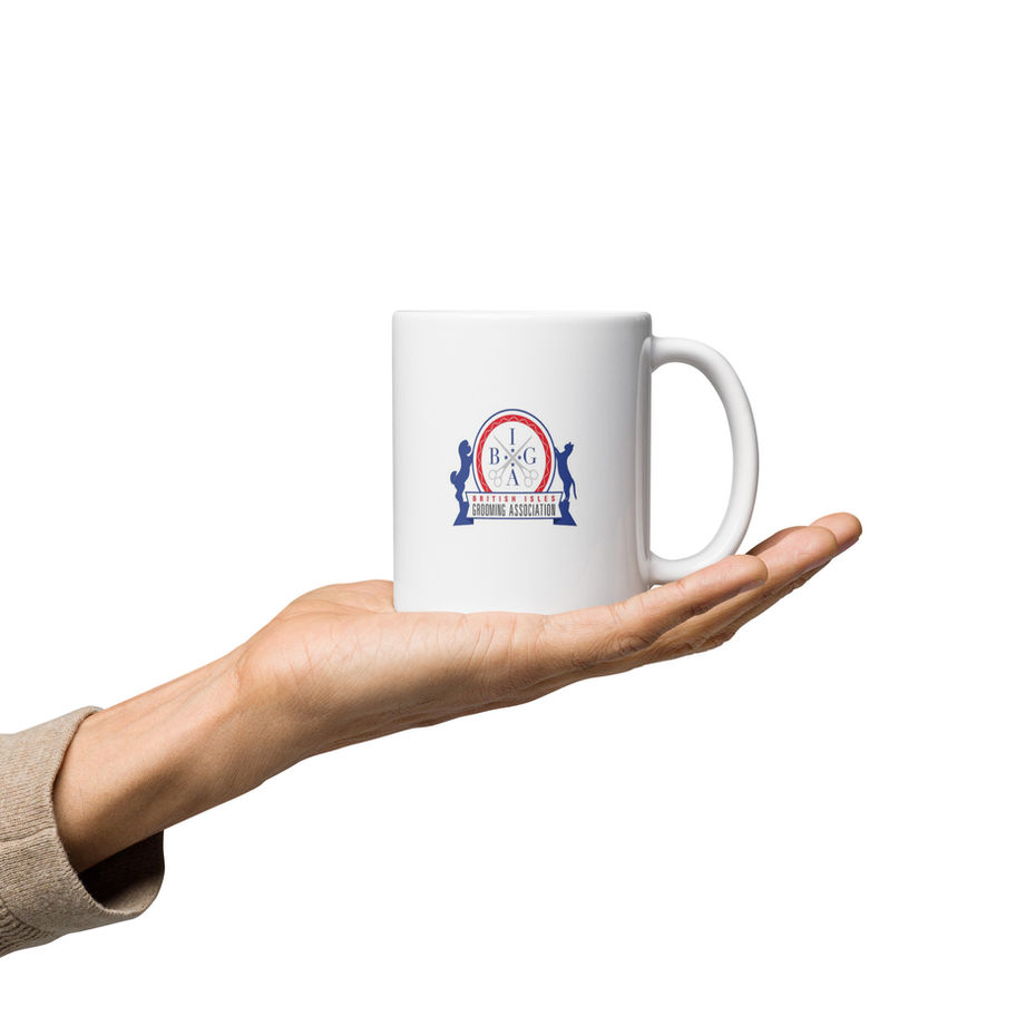 a mug in a hand