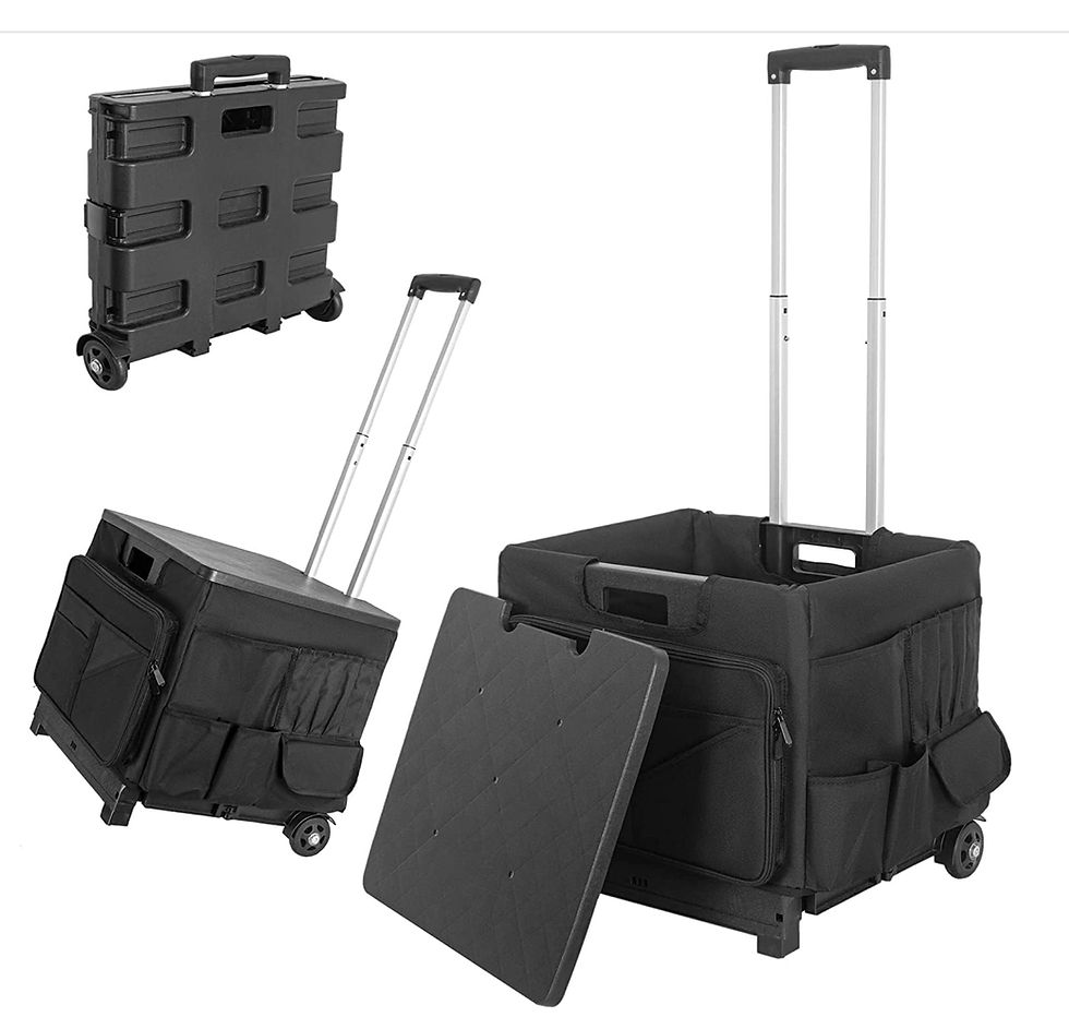 trolley cart with lid
