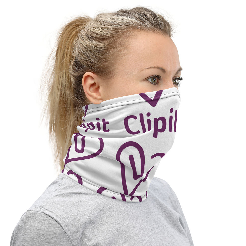 side view clipit face mask