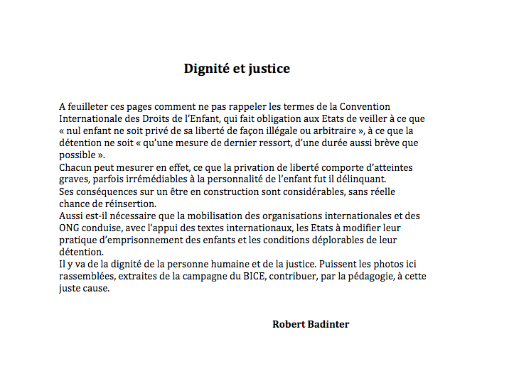 Dignité et justice